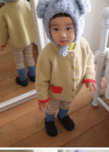 Load image into Gallery viewer, AMBER KIDS APPLE TREE KNIT CARDIGAN* PREORDER
