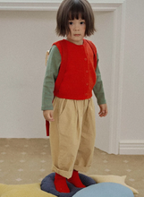 Load image into Gallery viewer, AMBER KIDS COTTON WIDE PANTS* PREORDER
