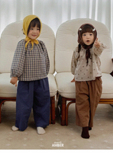 Load image into Gallery viewer, AMBER KIDS COTTON WIDE PANTS* PREORDER