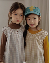 Load image into Gallery viewer, AMBER KIDS VINCE CHECK DRESS* PREORDER