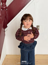Load image into Gallery viewer, BANANA KIDS FRILL DENIM PANTS* PREORDER