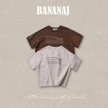 Load image into Gallery viewer, BANANA KIDS LETTERING TEE* PREORDER