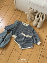 Load image into Gallery viewer, BANANA KIDS KNIT STRIPE SWEATSHIRT*PREORDER
