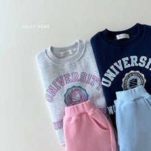 Load image into Gallery viewer, DAILYBEBE KIDS UNIVERSITY TOP BOTTOM SET * Preorder