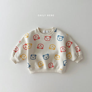 DAILYBEBE KIDS Pattern Sweat Shirt* Preorder