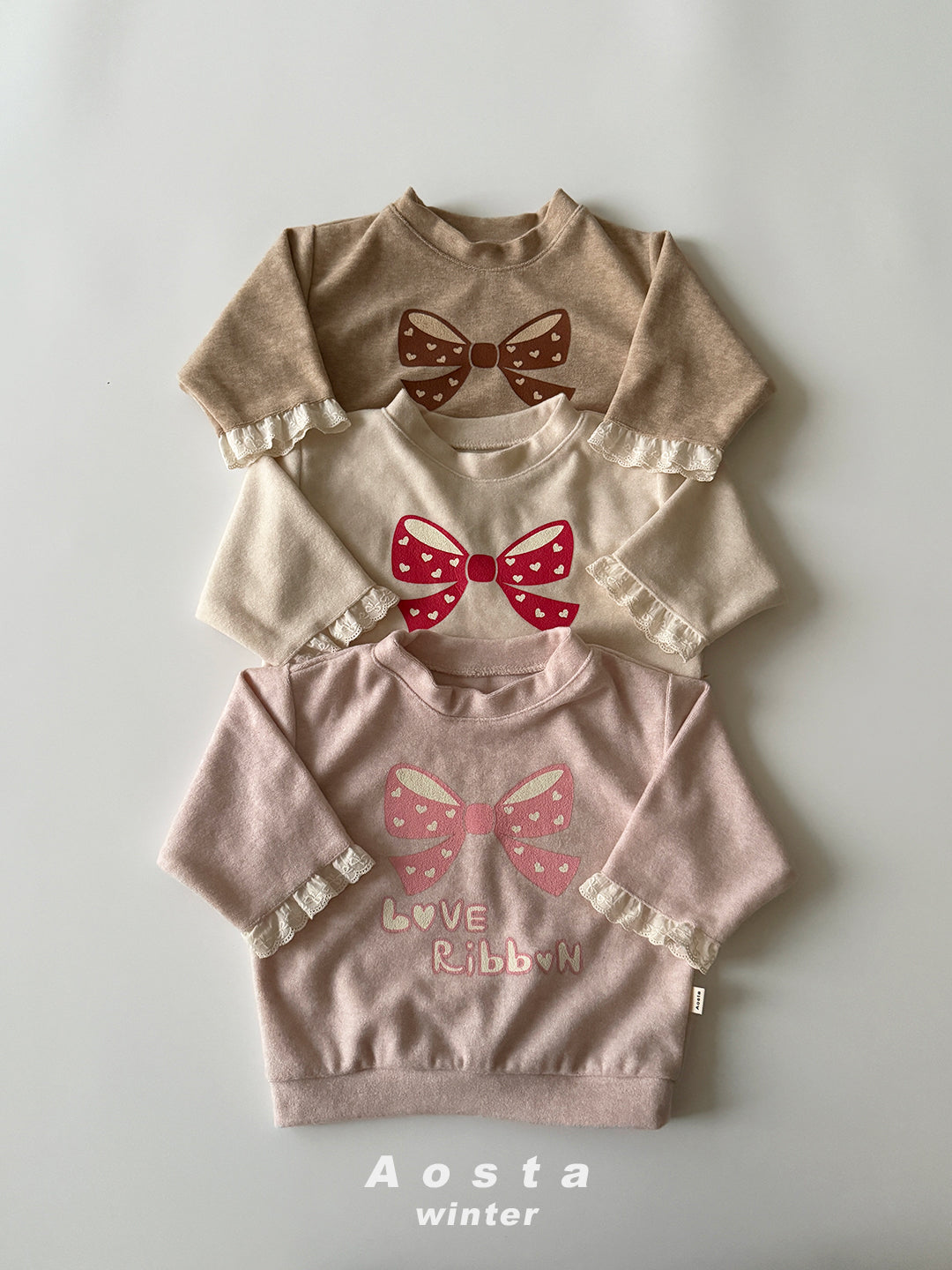 AOSTA KIDS RIBBON TEE*PREORDER