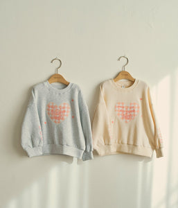 MOMOANN KIDS HEART SWEAT SHIRT**PREORDER