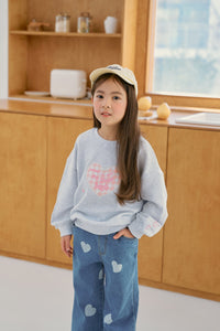 MOMOANN KIDS HEART SWEAT SHIRT**PREORDER