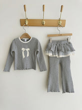 Load image into Gallery viewer, MOMOANN KIDS RIBBON TOP AND BOTTOM SET*PREORDER