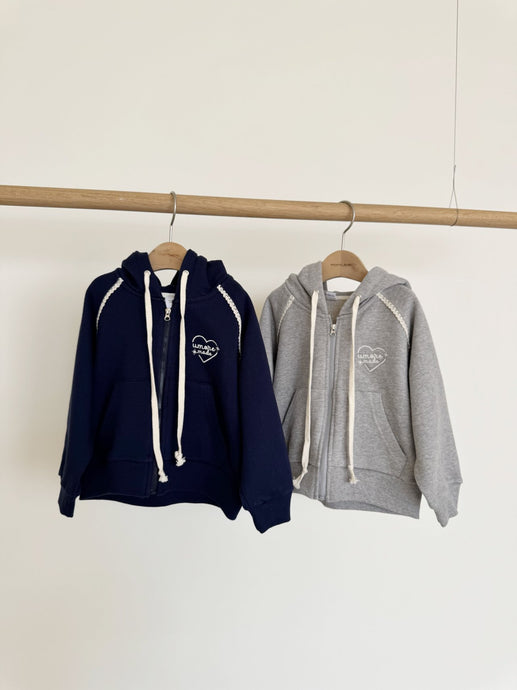 MOMOANN KIDS HOODED ZIP UP *PREORDER