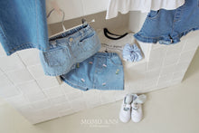 Load image into Gallery viewer, MOMOANN KIDS DENIM MINI SKIRT PANTS*PREORDER