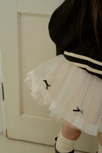 MOMOANN KIDS RIBBON TULLE SKIRT*PREORDER