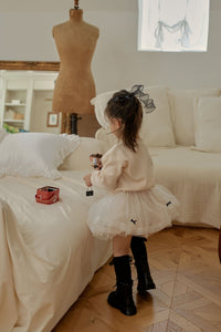 MOMOANN KIDS RIBBON TULLE SKIRT*PREORDER