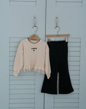 Load image into Gallery viewer, MOMOANN KIDS SPRING BLACK BOOTS PANTS*PREORDER