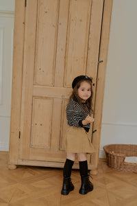 MOMOANN KIDS BELTED COTTON SKIRT*PREORDER