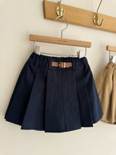 Load image into Gallery viewer, MOMOANN KIDS BELTED COTTON SKIRT*PREORDER