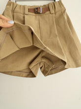 Load image into Gallery viewer, MOMOANN KIDS BELTED COTTON SKIRT*PREORDER
