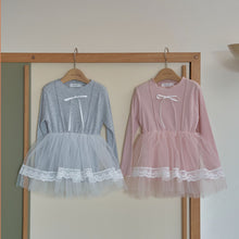Load image into Gallery viewer, MOMOANN KIDS SPRING BOW TULLE DRESS*PREORDER