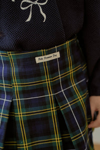 MOMOANN KIDS CHECK MINI SKIRT*PREORDER