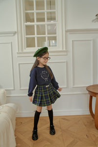 MOMOANN KIDS CHECK MINI SKIRT*PREORDER