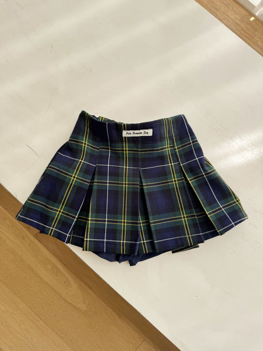 MOMOANN KIDS CHECK MINI SKIRT*PREORDER