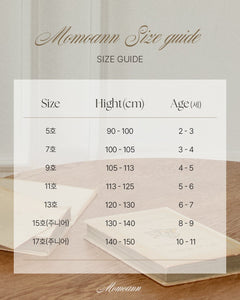 MOMOANN KIDS RIBBON TOP AND BOTTOM SET*PREORDER