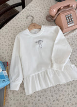 Load image into Gallery viewer, MOMOANN KIDS FRILL LONG TEE** PREORDER