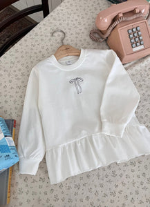 MOMOANN KIDS FRILL LONG TEE** PREORDER