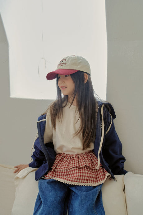 MOMOANN KIDS PLEATED LAYER SKIRT*PREORDER