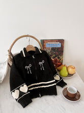Load image into Gallery viewer, MOMOANN KIDS ART KNIT ZIP UP*PREORDER