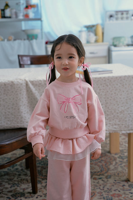 MOMOANN KIDS BOW TOP AND BOTTOM SET** PREORDER