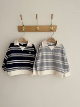 Load image into Gallery viewer, MOMOANN KIDS BIG STRIPE SWEAT *PREORDER