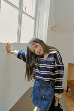 Load image into Gallery viewer, MOMOANN KIDS BIG STRIPE SWEAT *PREORDER