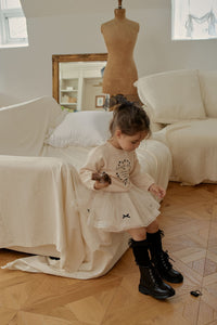 MOMOANN KIDS FRILL NECK TOP *PREORDER