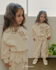 MOMOANN KIDS CASUAL FRILL SET*PREORDER