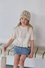 Load image into Gallery viewer, MOMOANN KIDS MEMORIES FRILL TEE SHIRT*PREORDER