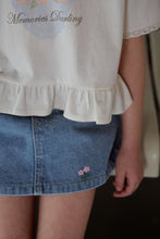 Load image into Gallery viewer, MOMOANN KIDS MEMORIES FRILL TEE SHIRT*PREORDER