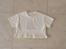 Load image into Gallery viewer, MOMOANN KIDS MEMORIES FRILL TEE SHIRT*PREORDER
