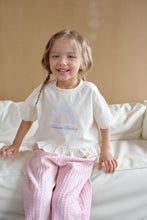 Load image into Gallery viewer, MOMOANN KIDS MEMORIES FRILL TEE SHIRT*PREORDER