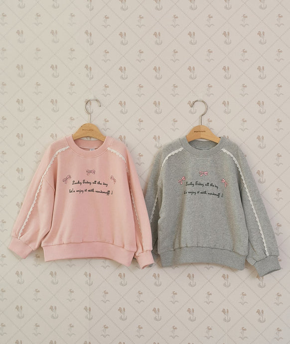 MOMOANN KIDS LACE SWEATSHIRT** PREORDER