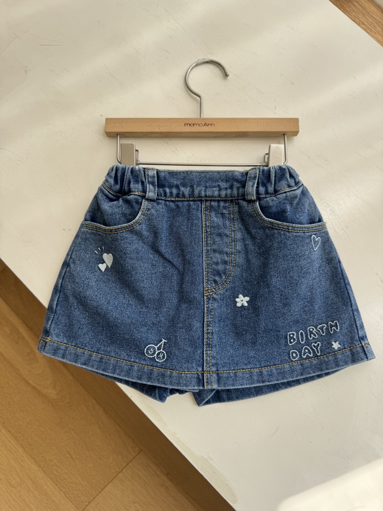 MOMOANN KIDS DENIM SKIRT PANTS *PREORDER