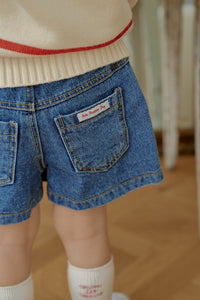 MOMOANN KIDS DENIM SKIRT PANTS *PREORDER