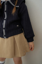 Load image into Gallery viewer, MOMOANN KIDS SPRING BEIGE PLEATE SKIRT PANTS*PREORDER