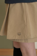 Load image into Gallery viewer, MOMOANN KIDS SPRING BEIGE PLEATE SKIRT PANTS*PREORDER