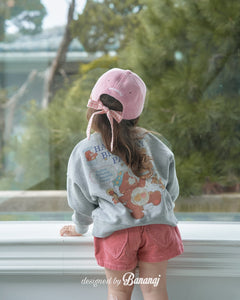 BANANA KIDS HAPPY BEAR SWEATER* PREORDER