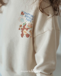 BANANA KIDS HAPPY BEAR SWEATER* PREORDER