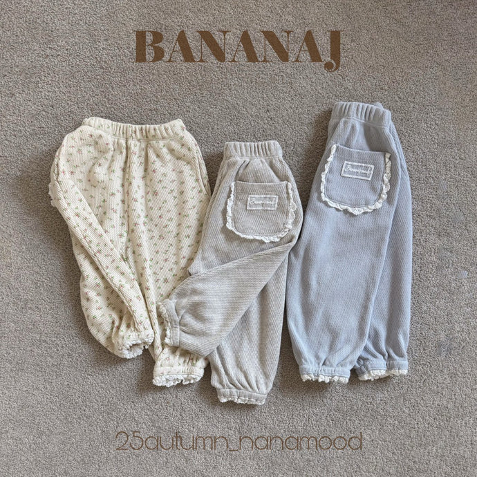 BANANA KIDS LACE TRIM PANTS* PREORDER