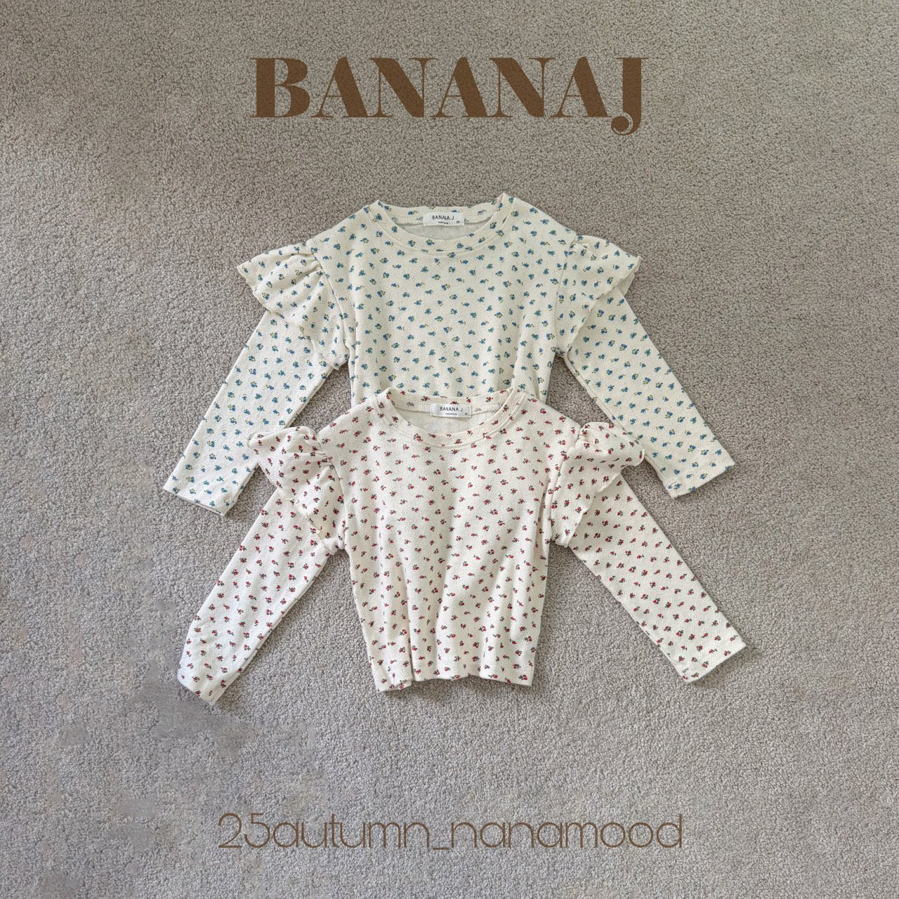 BANANA KIDS FLORAL TEE SHIRT* PREORDER