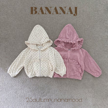 Load image into Gallery viewer, BANANA KIDS BABYJANE FRILL HOODIE JACKET** PREORDER