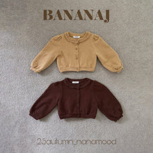 Load image into Gallery viewer, BANANA KIDS FRILL CARDIGAN** PREORDER